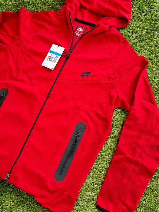 Trening Nike TECH Fleece Rosu - Trening Fete Baieti Bumbac 100%
