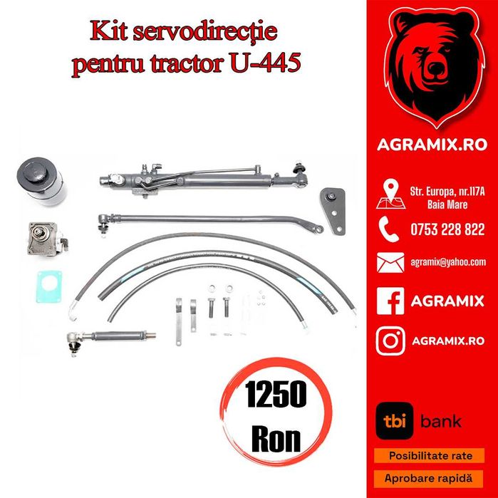 Kit servodirectie UTB U445/450/480/550 si pompa Danfoss, noi Agramix