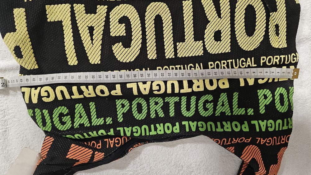 Geanta de plajă imprimeu Portugal, nouă.