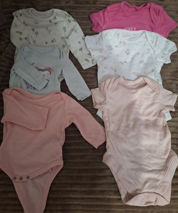 Лот бебешки дрешки за момиче р-р 62(0-3)