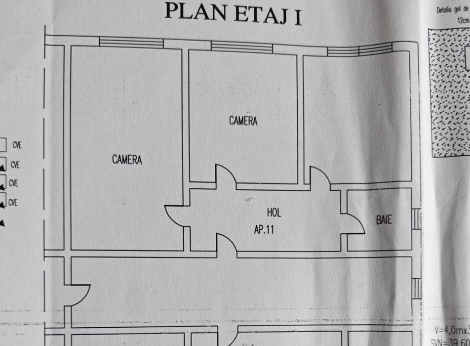 Apartament cu 2 camere, mobila inclusă