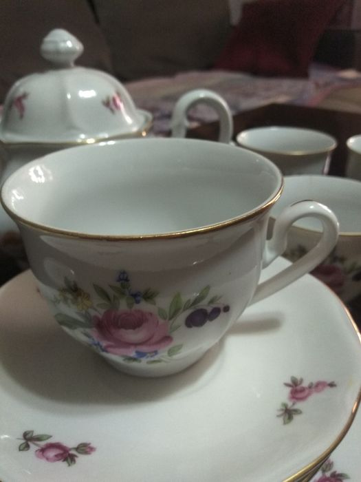 Столовый сервиз ,, Мейсенский букет,,. Богемия