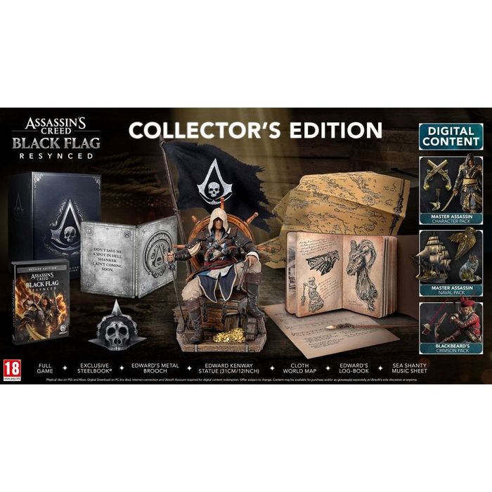 Assassins Creed Black Flag Resynced Collectors Edition pentru PLAYSTATION 5 - sigilat