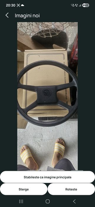 Mansa universala barca+cabluri+volan+ceasuri