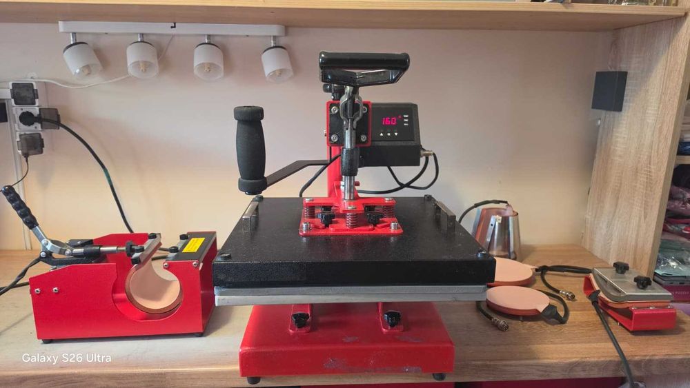 Presa Transfer Termic COMBO DCH-600 (6 in 1)