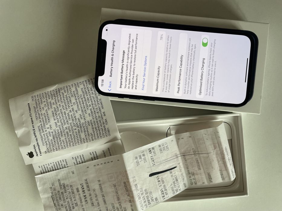 Iphone 12 64GB пълен комплект