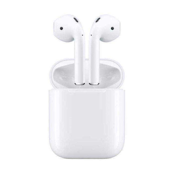 True wireless слушалки apple airpods 2 mv7n2zm/a безжична връзка, бял