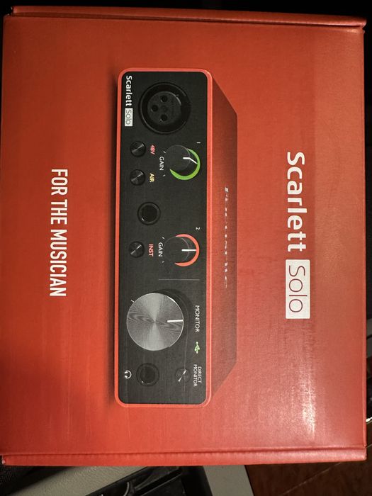Focusrite аудиокарта