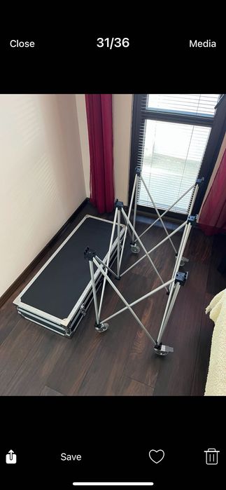 PDR куфар за инструменти - количка Valigia levabolli