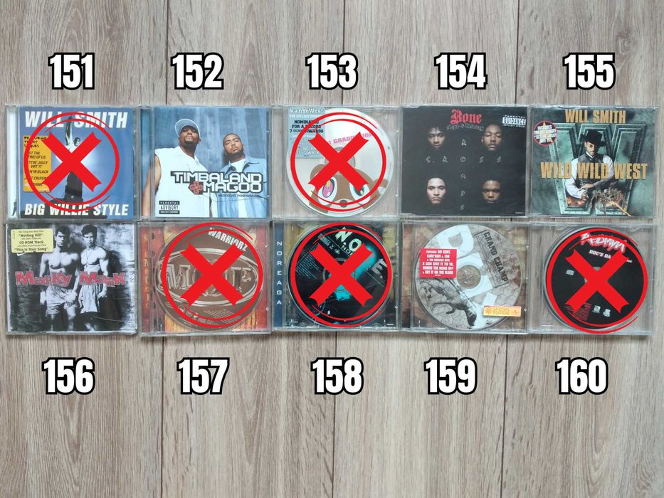 Hip-Hop Rap Music Albums CD's Оригинални Рап Музикални Дискове Хип-Хоп