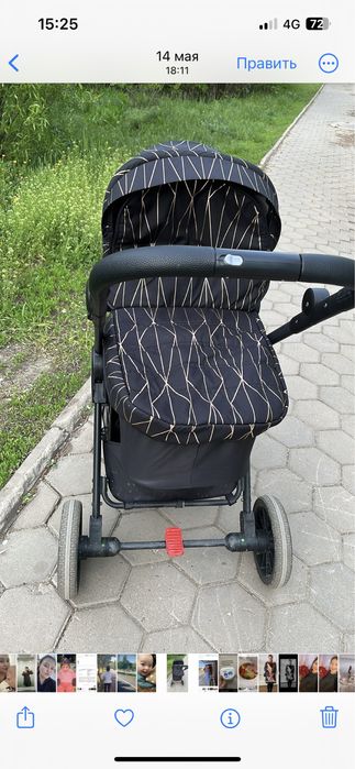 Коляска два в одном