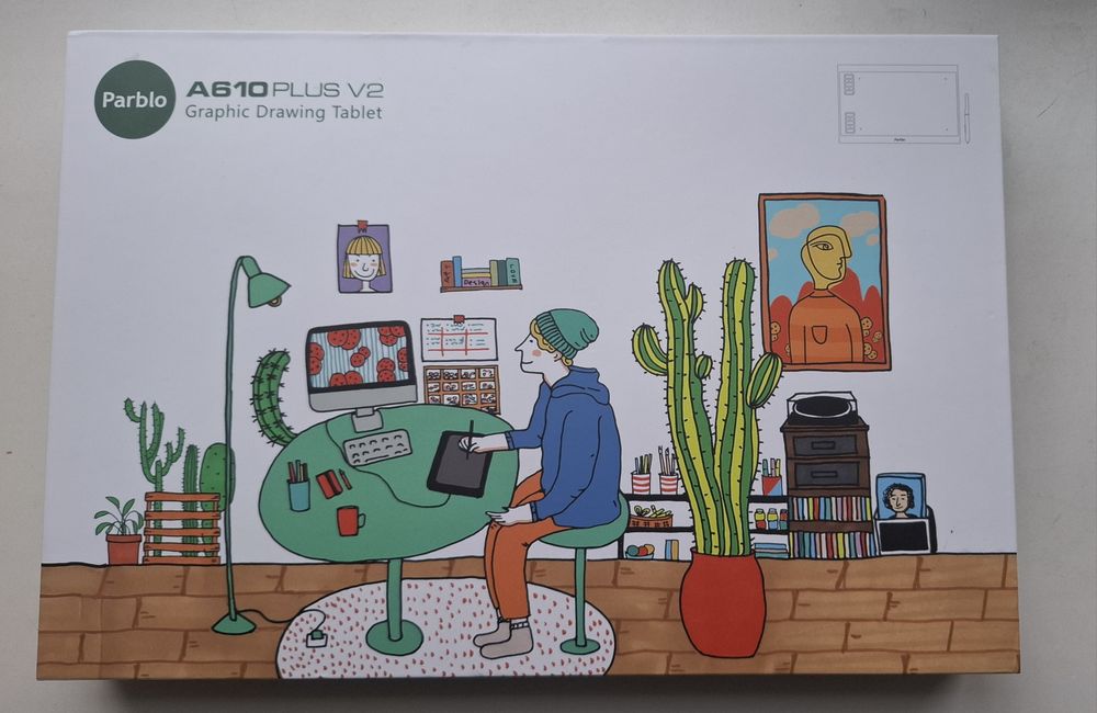 Графический планшет - Parblo A610plus V2