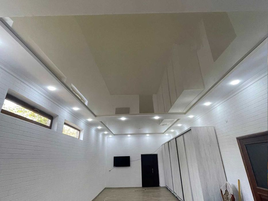 Натяжной потолок в Шымкенте. Натяжные потолки. Натежные натижные