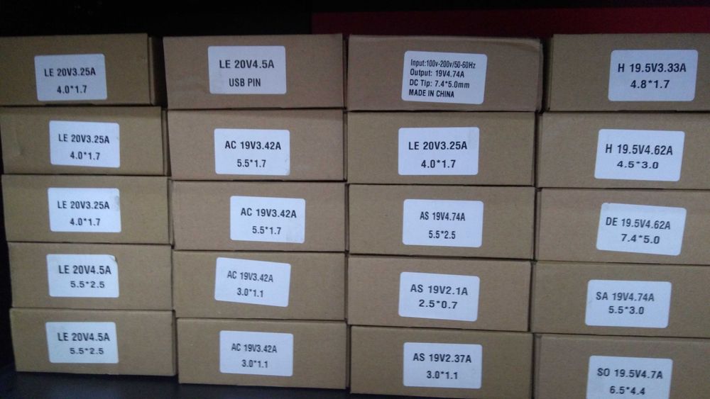 Зарядки для ноутбуков от 5000 тг.