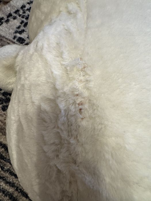 Медведь белый  мягкая игрушка