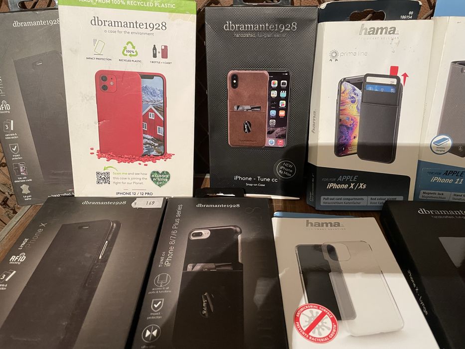 Diverse invelitoare de protectie, din piele