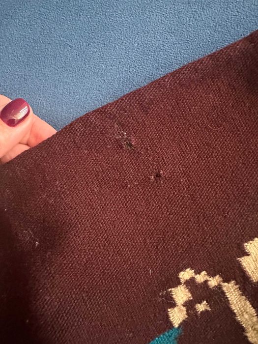Cuvertura taraneasca de pat, cu cipca