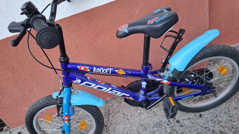 Bicicleta copii 4-9 ani polar rocket 16"