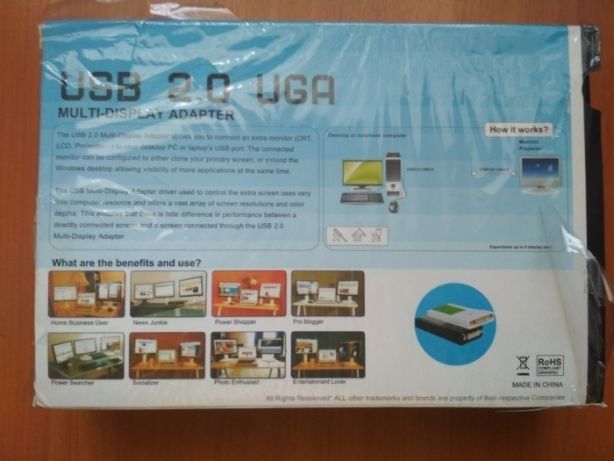 Продам USB 2.0 UGA