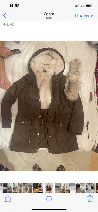 Срочно продам куртку! С мехом!
