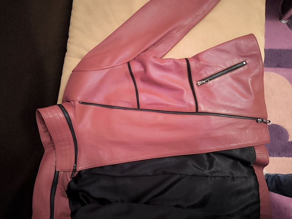 Дамско яке естествена кожа