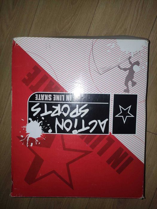 Ролери ACTION 30-33 номер + протектори за колена,  лакти и китки