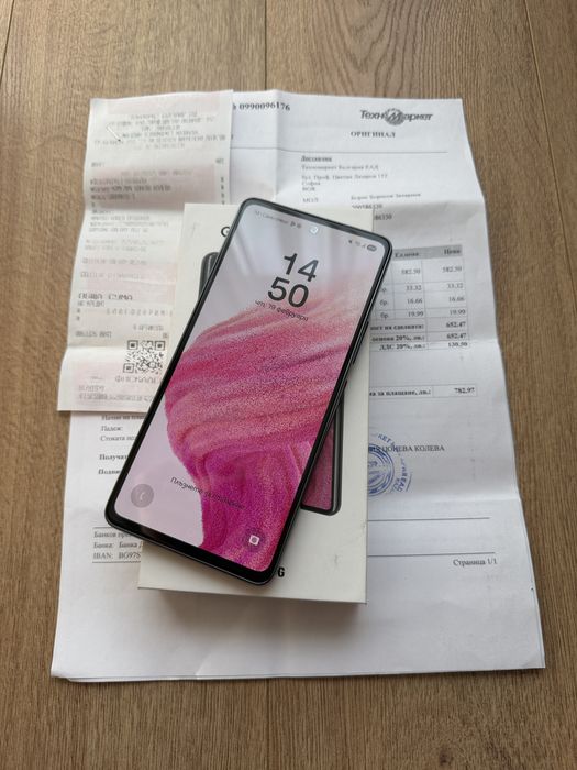 Като НОВ! Samsung Galaxy A53 128gb Black / Отличен!