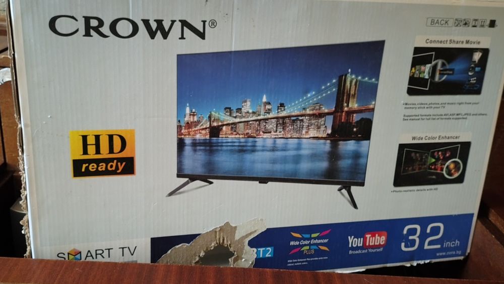 Телевизор андроид Crown