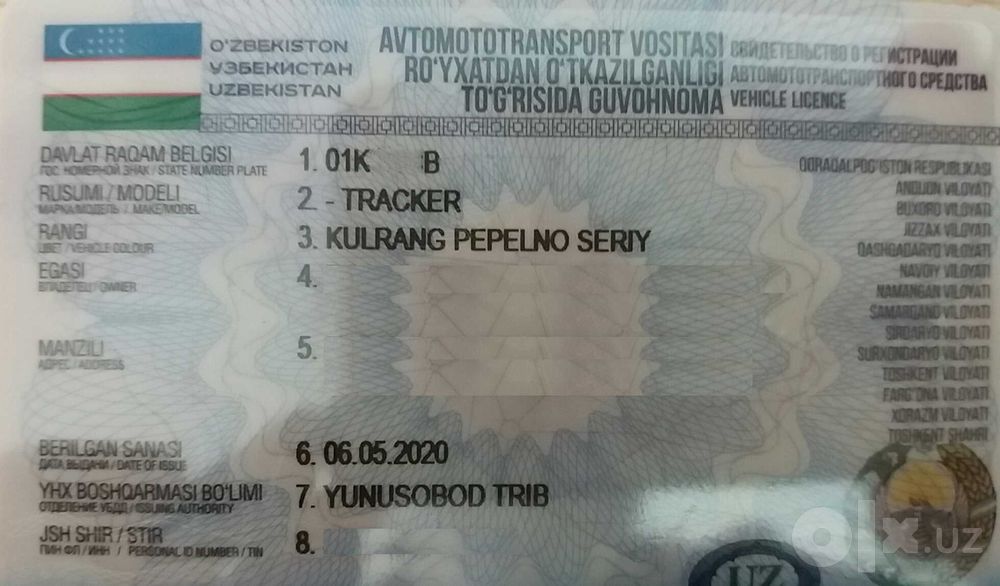 TRACKER 1 Premier 2020г 66000 км