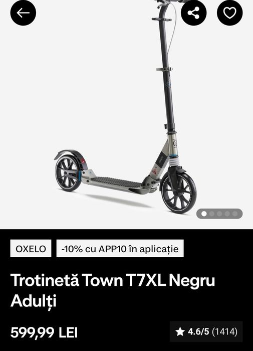 Trotineta oxelo town T7XL