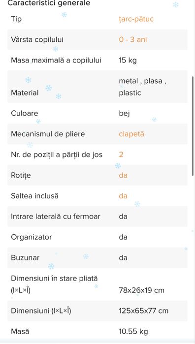 Patut pliabi travel calatorie Chipolino Dormeo+extra salteluta/ topper