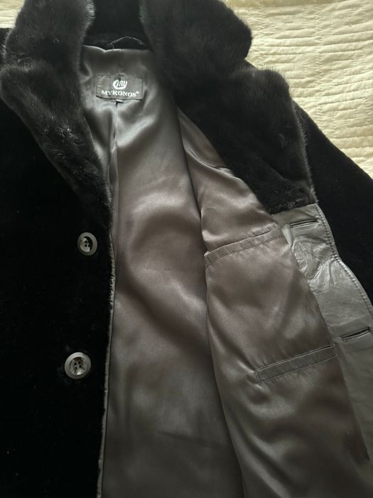 Мужская шуба цигейка