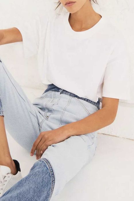 Ba&sh дамски дънки, светлосини, XS