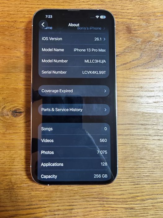 iPhone 13 Pro Max Silver 256GB