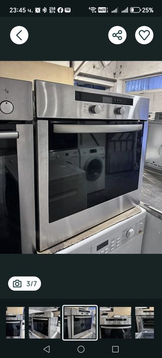 Фурна +гаранция 1 година. MIELE, КОНВЕКЦИЯ .Безплатна доставка за София