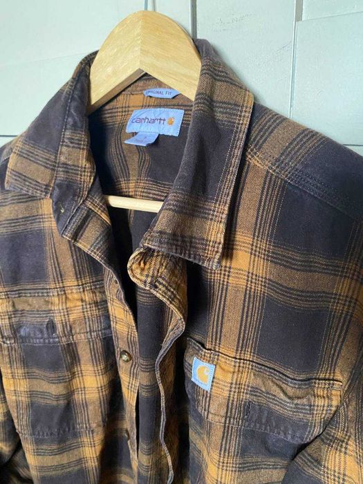 Carhartt рубашка мужская, размер S