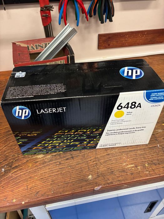 Жълт патрон за принтер hp laserjet 648a