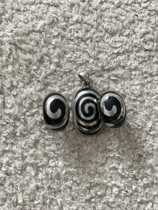 Cercei si pandantiv argint