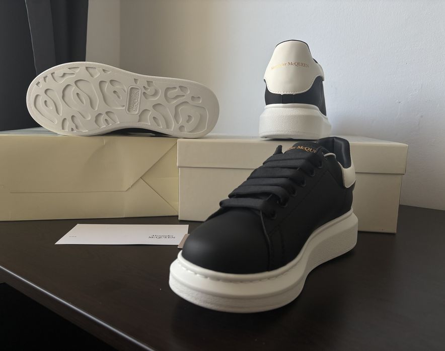 Adidasi Alexander McQueen Black-White