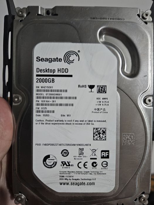 Жесткий диск Seagate 2tb