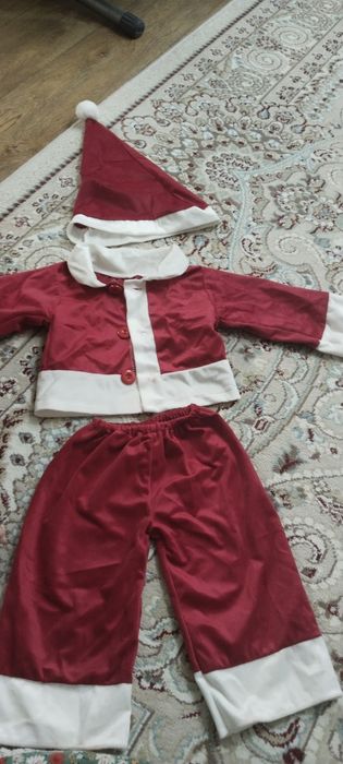 Новогогодний костюм деда мороза детям  1-2года