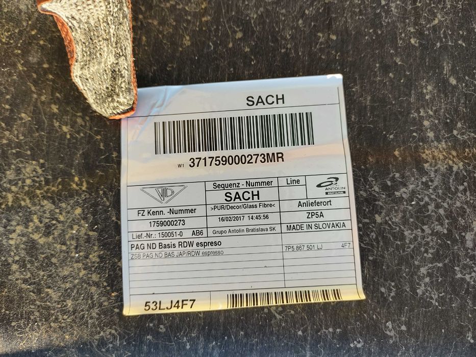 Таван Вътрешен Porsche Cayenne 3.0D 92A/EG22/2012