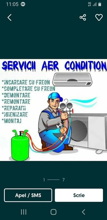 Încărcarea freon aer condiționat