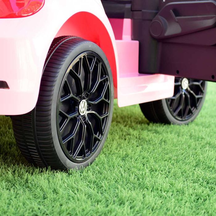 Masinuta electrica VW Beetle Dune 60W 12V, bluetooth, amortizoare Pink