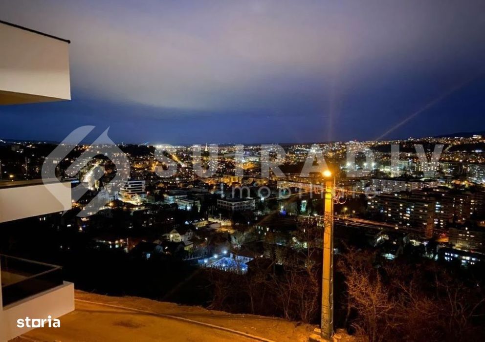 Penthouse de închiriat cu vedere panoramică asupra orașului,Grigorescu