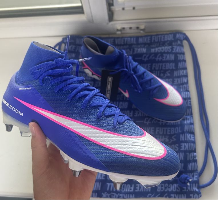 Nike Air Zoom Mercurial Superfly 10 Elite SG- железные шипы