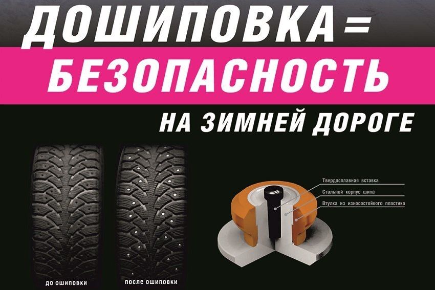 Дошиповка зимних шин