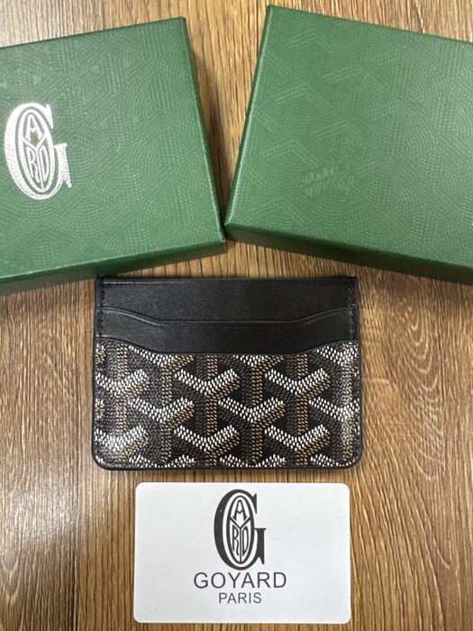 Goyard Portofel Carduri Negru Negociabil Redus