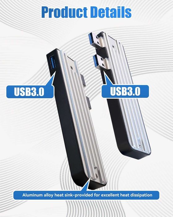 Корпус внешнего жесткого диска для PS5 USB 3.0, 10 Гбит/с