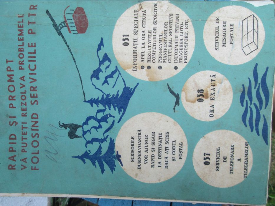 Carte de telefoane Prahova din anii 80